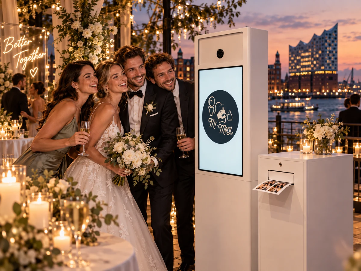 Mister Mory Fotobox bei einer Hochzeit