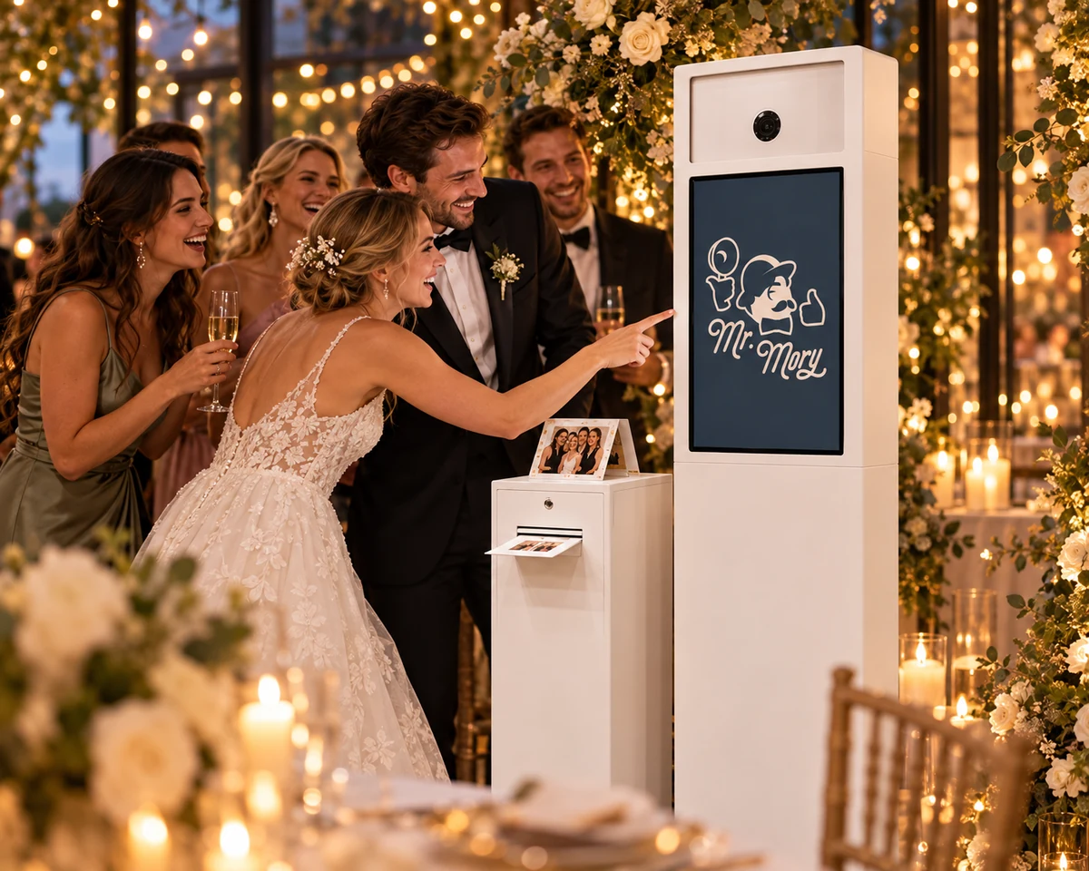 Mister Mory Fotobox bei einer Hochzeit