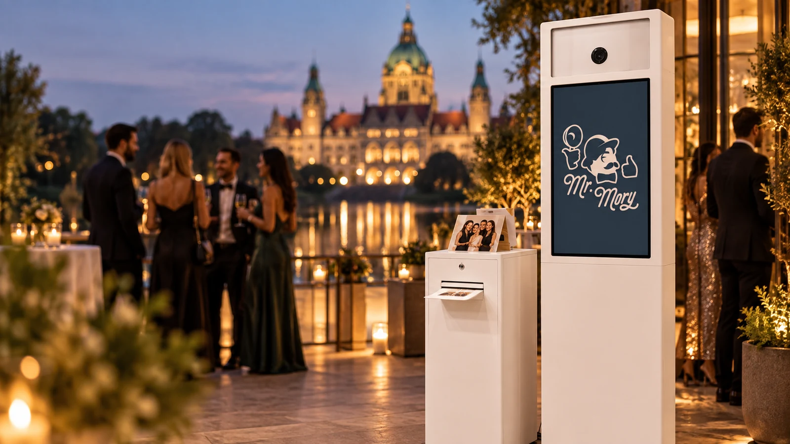 Mister Mory Fotobox bei einem hochwertigen Event in Hannover